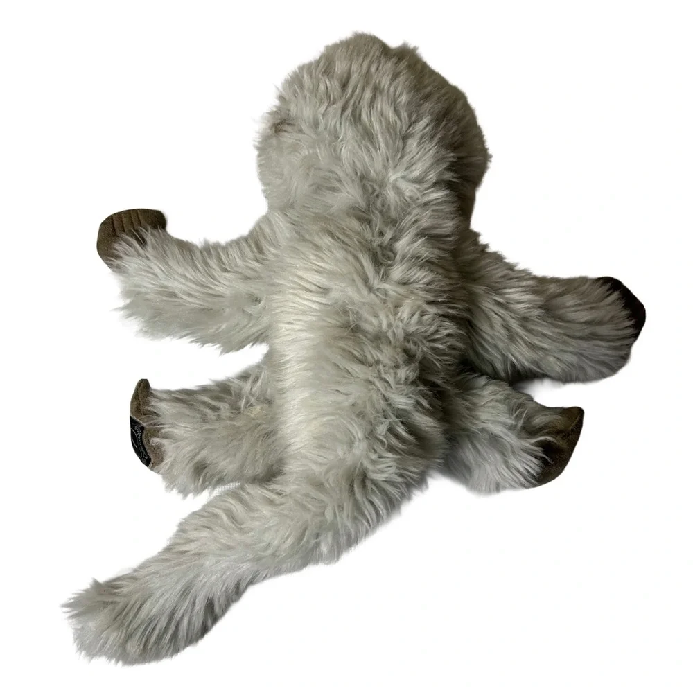 Fluffy Gray Plush Monkey‎